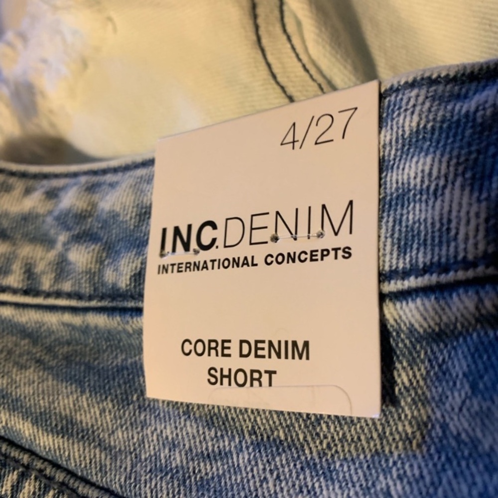 INC International Concepts Frayed High-Rise Cord Shorts - Picture 11 of 14